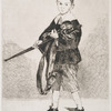 L'enfant à l'épée tourné à gauche.