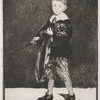L'enfant à l'épée tourné à gauche.