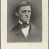 R. W. Emerson, (facing right)