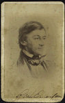 R. W. Emerson. (Autograph) (Photo by Black)