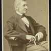 R. W. Emerson (three-quarter length portrait, seated, facing right)
