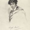Leigh Hunt (autograph). Engraved by H. Meyer from a drawing by J. Hayter