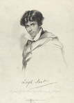 Leigh Hunt (autograph). Engraved by H. Meyer from a drawing by J. Hayter