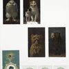 Christmas cards depicting animals : owls, bears, cats, and dogs.