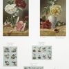 Christmas cards depicting birds and flowers.