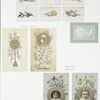 Easter cards depicting girls, eggs, flowers, and butterflies.