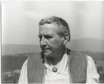 Gertrude Stein at Bilignin, June 13, 1934.
