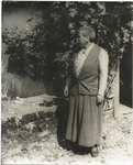 Gertrude Stein, at Bilignin, June 13, 1934.