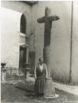 Gertrude Stein, with the cross at Lucey Church