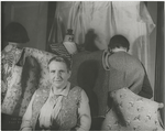 Gertrude Stein - with her waistcoats Fania Marinoff (left) and Alice B. Toklas as mannikins