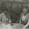 Alice B.Toklas and Gertrude Stein on the Terrace at Bilignin, June  13, 1934.