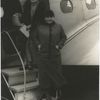 Gertrude Stein, Alice  B. Toklas, United Airlines, Newark Airport, November 7, 1934.