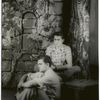 Gertrude Stein's Yes Is For a Very Young Man, presented by the  University Players in the Murrray Theatre at Princeton University. Karl Light as Ferdinand and Morris S. Kinnan as Henri, July 26, 1948. (These photographs were made on the afternoon before the first performance.)
