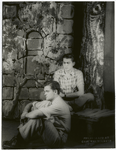 Gertrude Stein's Yes Is For a Very Young Man, presented by the  University Players in the Murrray Theatre at Princeton University. Karl Light as Ferdinand and Morris S. Kinnan as Henri, July 26, 1948. (These photographs were made on the afternoon before the first performance.)