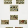 Small prints depicting flowers and birds.