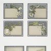 Condolence cards depicting flowers.