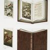Christmas and birthday cards depicting flowers, the book, 'A Christmas Carol', and poem 'Christmas Wishes' by Joaquin Miller.