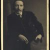Robert L. Stevenson in velvet jacket with smoking cap