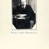 Robert Louis Stevenson (with pen in right hand)