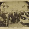 Robert Louis Stevenson and Francis Bret Harte in group of people
