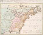 Carte des possessions angloises & françoises du continent de l'Amerique septentrionale