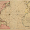 Bowles's new pocket map of the Atlantic or Western Ocean.