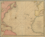 Bowles's new pocket map of the Atlantic or Western Ocean.