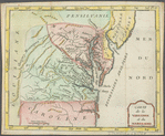 Carte de la Virginie et du Mariland