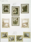 Birthday, Easter and Valentine cards depicting, rivers, flowers and plants.