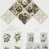 Birthday, Christmas, New Year and Valentine cards depicting flowers, birds, ladybugs and landscapes.