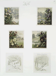 Birthday and Christmas cards depicting country views, flowers, lakes, homes, cattle, birds and winter scenes.