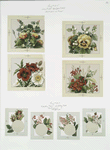 Birthday, Christmas, New Year and Valentine cards depicting flowers.