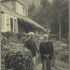 Hugh Walpole (right) and Carl Van Vechten, at Walpole's residence "Brackenburn"