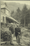 Hugh Walpole (right) and Carl Van Vechten, at H. Walpole's residence "Brackenburn"