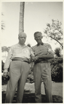 Carl Van Vechten with Eugene O'Neill at Sea Island Beach, Georgia. May 16, 1936