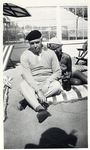 Photograph of Carl Van Vechten with Lilyan Tashman by Marian Saf..., at Malibu, Ca