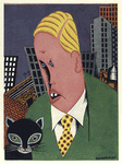 Carl Van Vechten. Caricature by [Miguel] Covarrubias