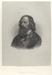 Tennyson. (Engraved for the Eclectic by J.J. Cade, New York.)