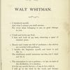 Walt Whitman. I celebrate myself, ...