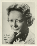 Autographed portrait of Peggy Wood,signed:"To Lucille-with awe and admiration-Peggy Wood'