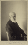 John G. Whittier (autograph). (Seated, facing right)