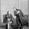 Lynn Fontanne as Eliza Doolittle and Henry Travers as Mr.  Doolittle (Eliza's father).