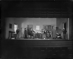 Scene from the 1927 Revival of "An enemy of the people" (by) Ibsen; starring Walter Hampden. NYC: Hampden Theatre, 1927.