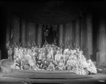 Scene from the "Midsummer night's dream." [All cast appearance?] Wladimir Sokoloff as Puck (on floor, center).