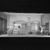 Lyceum Restaurant (Act I and III). Set designed by Cirker & Robbins for "Gods of lightning" by Maxwell Anderson & Harold Hickerson. NYC: Little Theatre, 1928.