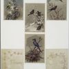 Christmas cards depicting birds on tree branches.