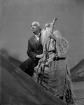 Richard B. Harrison (The Lord) and Alonzo Fenderson (Moses) in the stage production The Green Pastures