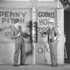 Frank Rowan (Mitch McKane, left) and James Cagney (Harry Delano, right).