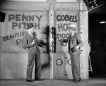 Frank Rowan (Mitch McKane, left) and James Cagney (Harry Delano, right).