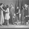 L to R: Katherine Alexander (Ann Field), Franchot Tone (Tom Ames), Phyllis Povah (Hope Ames), Glenn Anders (Pat Farley), Ruth Gordon (Lily Malone), Ruthelma Stevens (Alice Kendall) and Earle Larimore (Norman Ross).